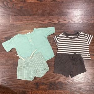Two 2 piece sets 0-3 months